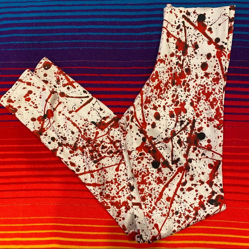 Black Milk blood splatter leggings